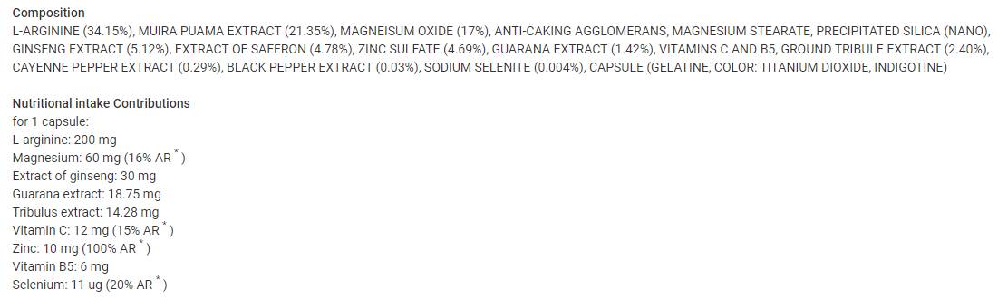 Chronoerect Caps Sexuálny výkon - 4 kapsuly