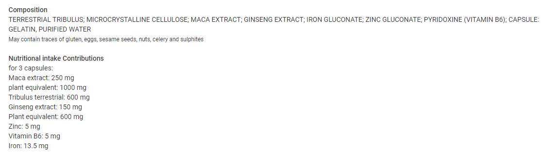 Železo | Posilňovač Testo - 90 kapsúl