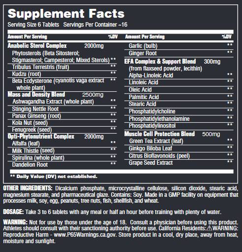 Prírodný sterolový komplex - 180 tabliet