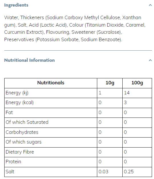 Chudý sirup Biela čokoláda - 425 ml