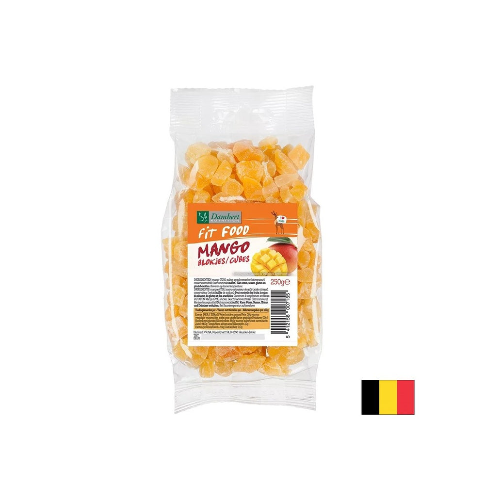 Sušené mango nakrájané, 250 g