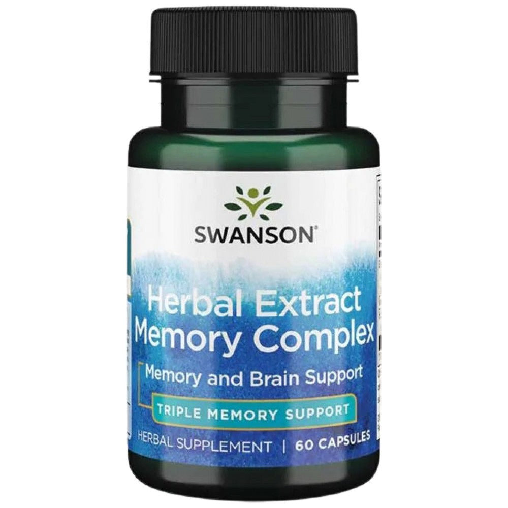Complex pamäťového komplexu bylinného extrahovania 142,5 mg - 60 kapsúl