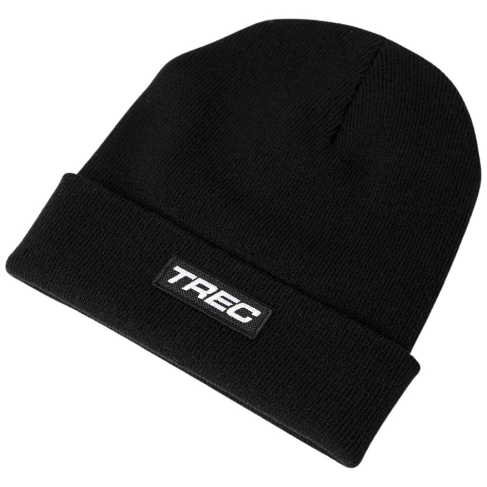 TREC Winter Cap 126 | Čierne - biele logo