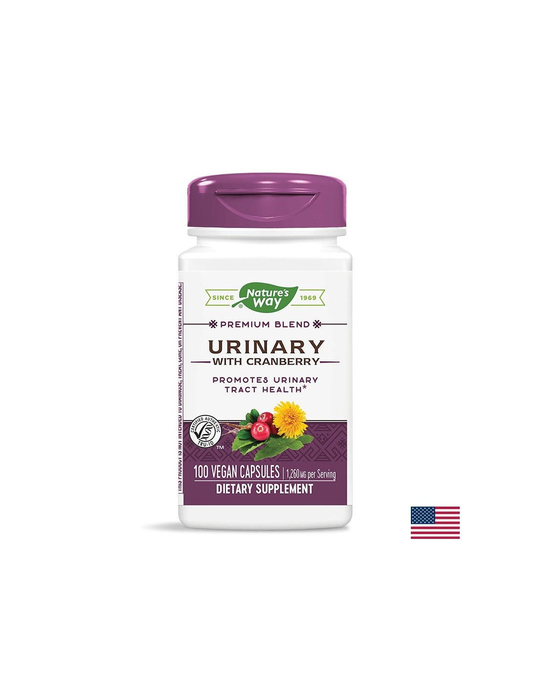 Urinary 420 mg - 100 capsules - Nutra Best Europe