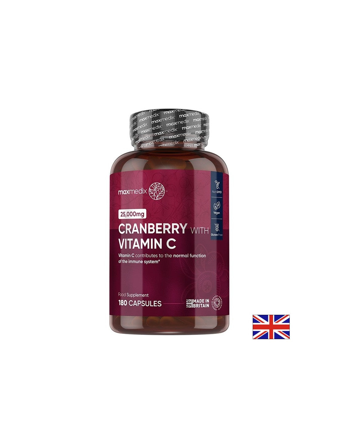 Močové zdravie - brusnic 500 mg + vitamín C 100 mg, 180 kapsúl