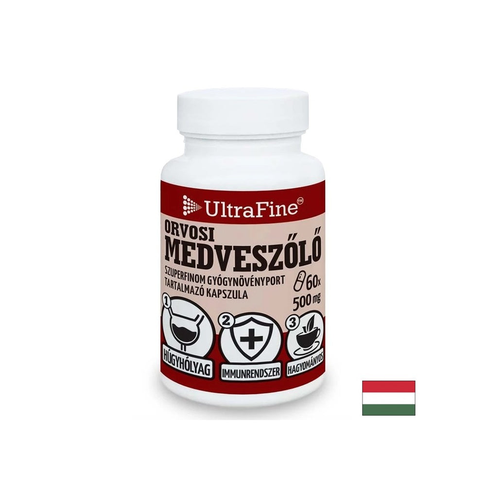 Močové zdravie - Bearberry (Leaf), 500 mg x 60 kapsúl