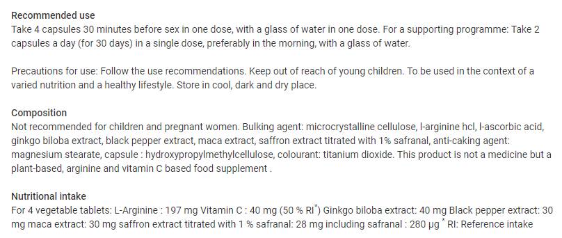 Super sex Sexuálny stimulant - 60 kapsúl