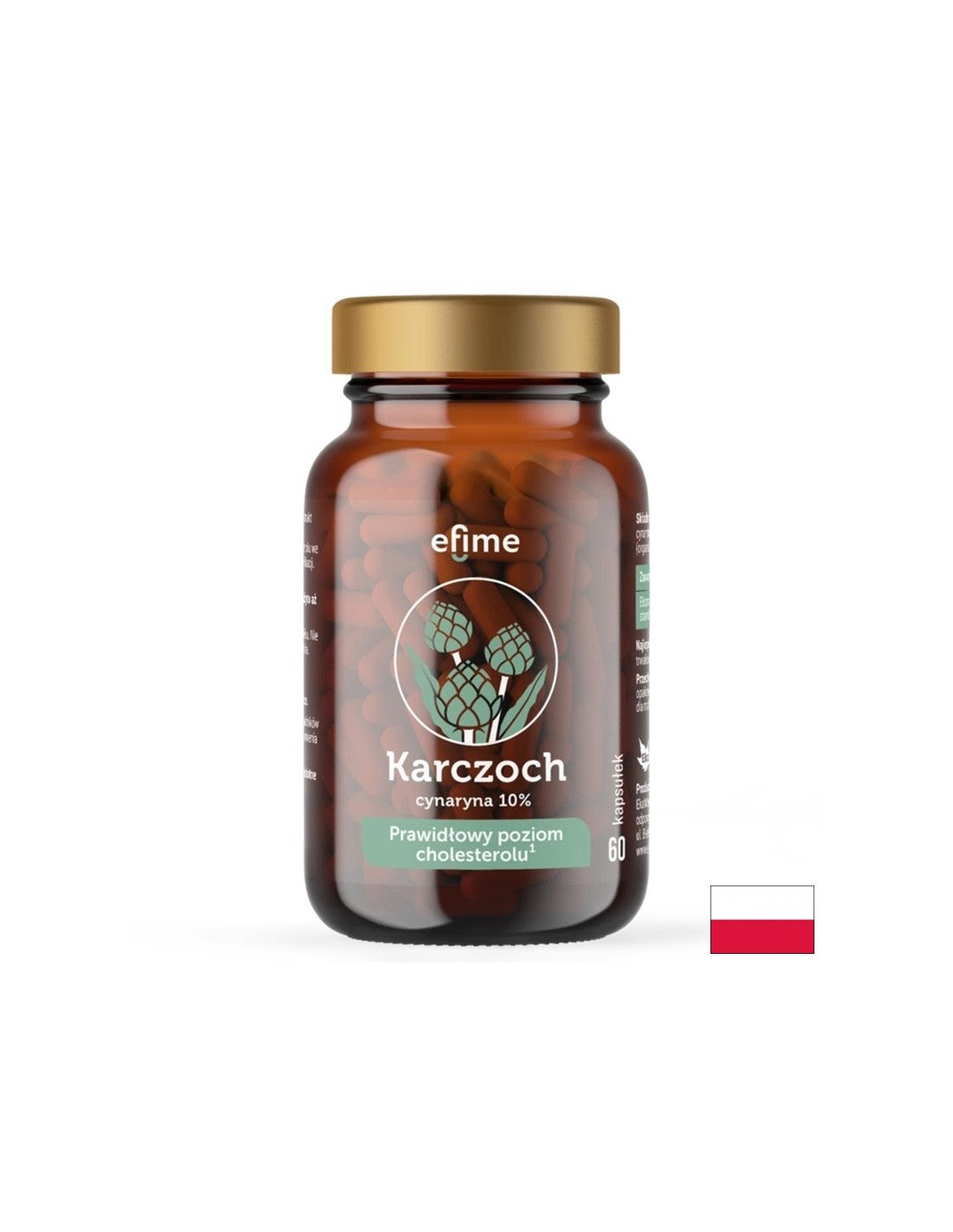 Na podporu pečene - artičok (10% Cynarin), 60 kapsúl