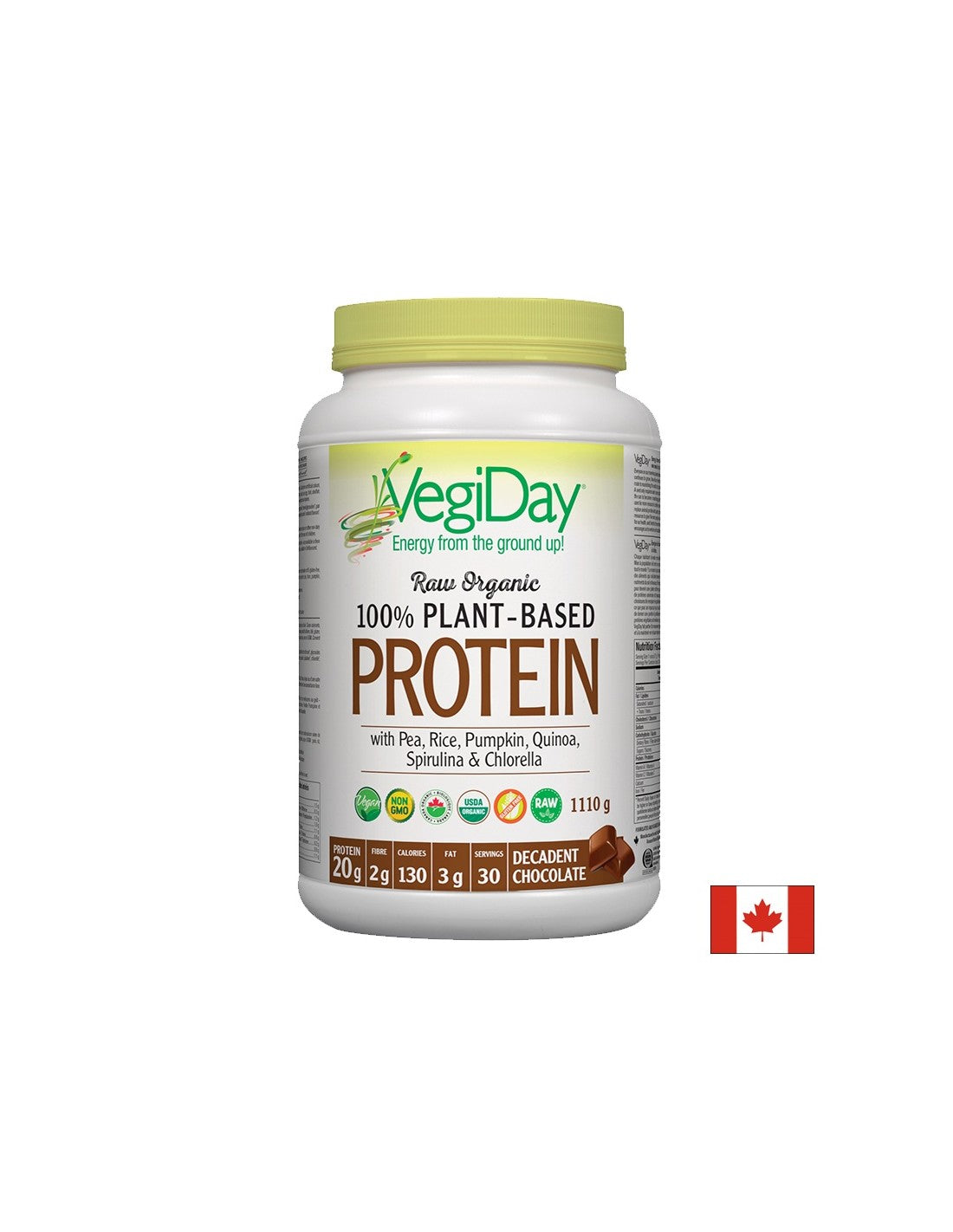 100% rastlinný proteín - čokoláda - 1110 gramov
