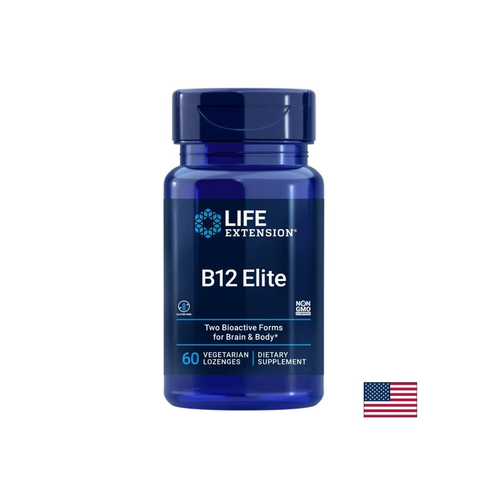Vitamín B12, 1000 µg (5'-deoxyadenosylcobalamín, metylcobalamín), 60 pastilkov