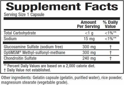 Spoločný vzorec MSM 840 mg - 240 kapsúl