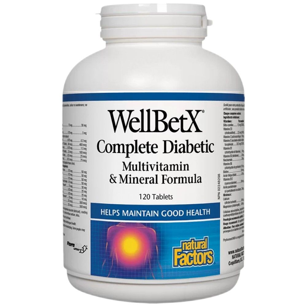 WellBetx® Kompletný diabetik - 120 tabliet