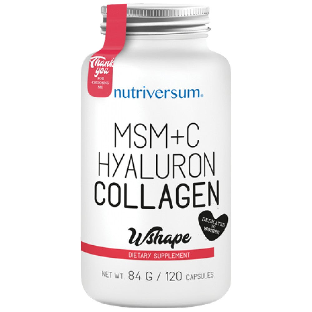 Kolagén, hyalurón, MSM + vitamín C - 120 kapsúl