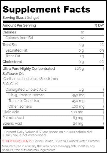 Pure CLA 1250 - 90 GEL kapsuly