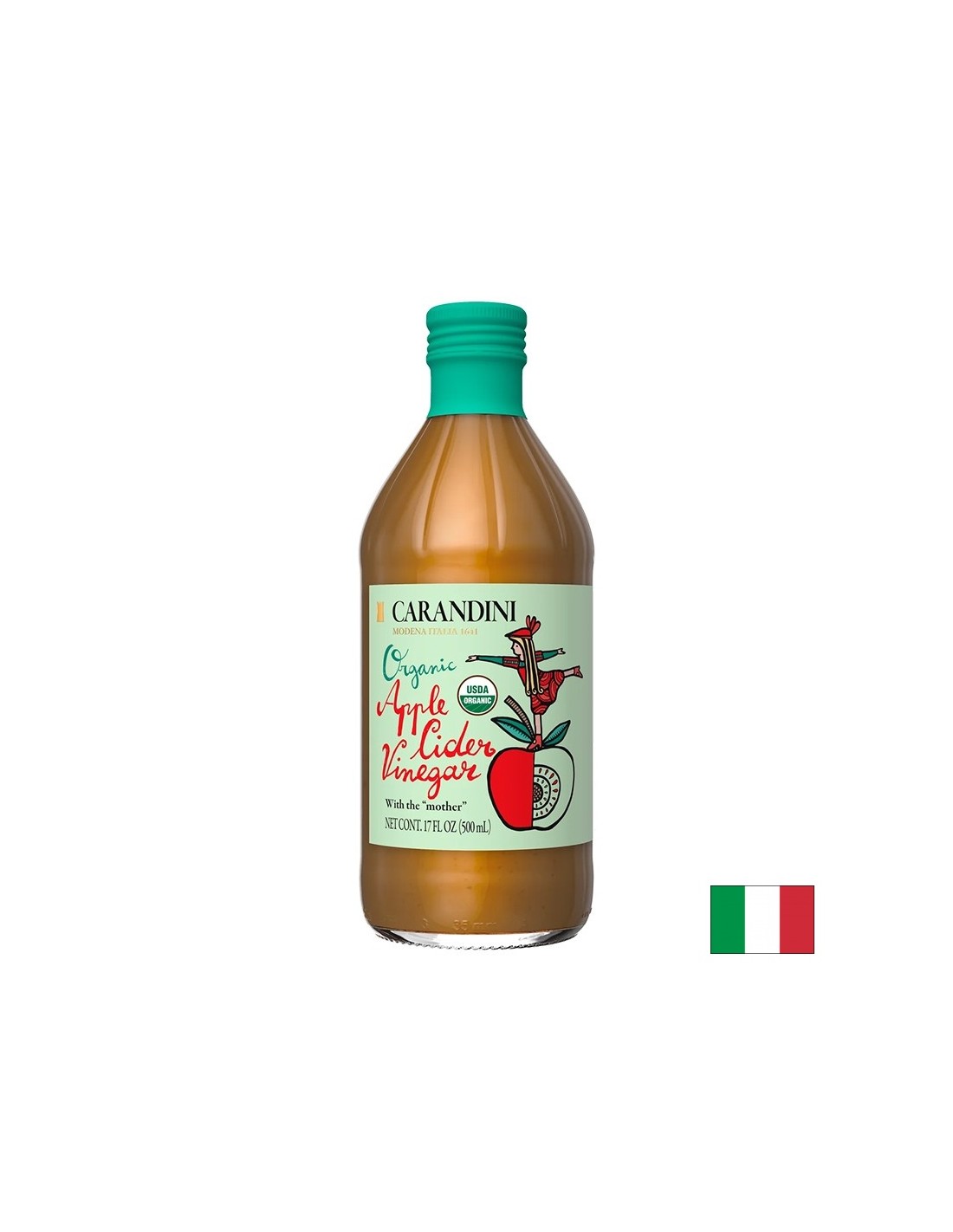 Apple Cider Ocot Bio (nefiltrovaný, nepasterizovaný), 500 ml
