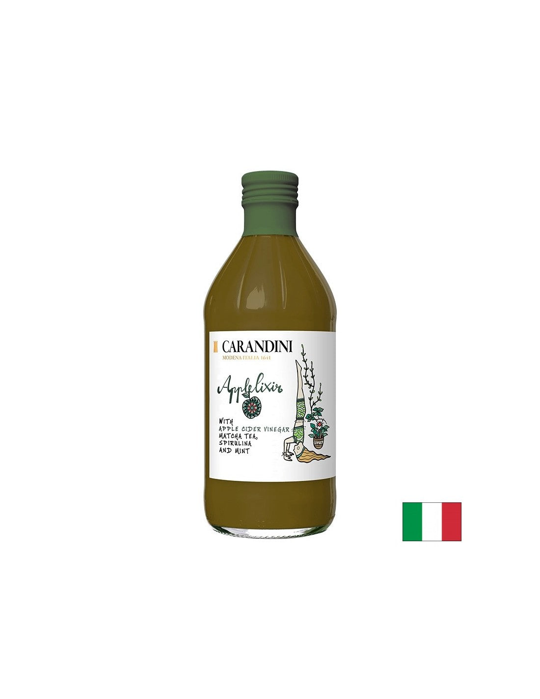 Apple Cider Ocot + matcha, spirulina a mäta, 500 ml