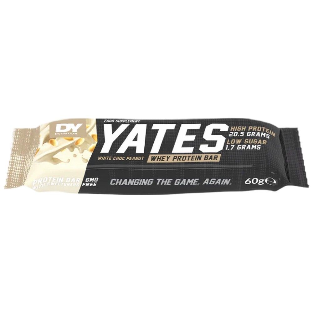 Yates srvátka proteínový bar Žiadny cukor - 60 gramov