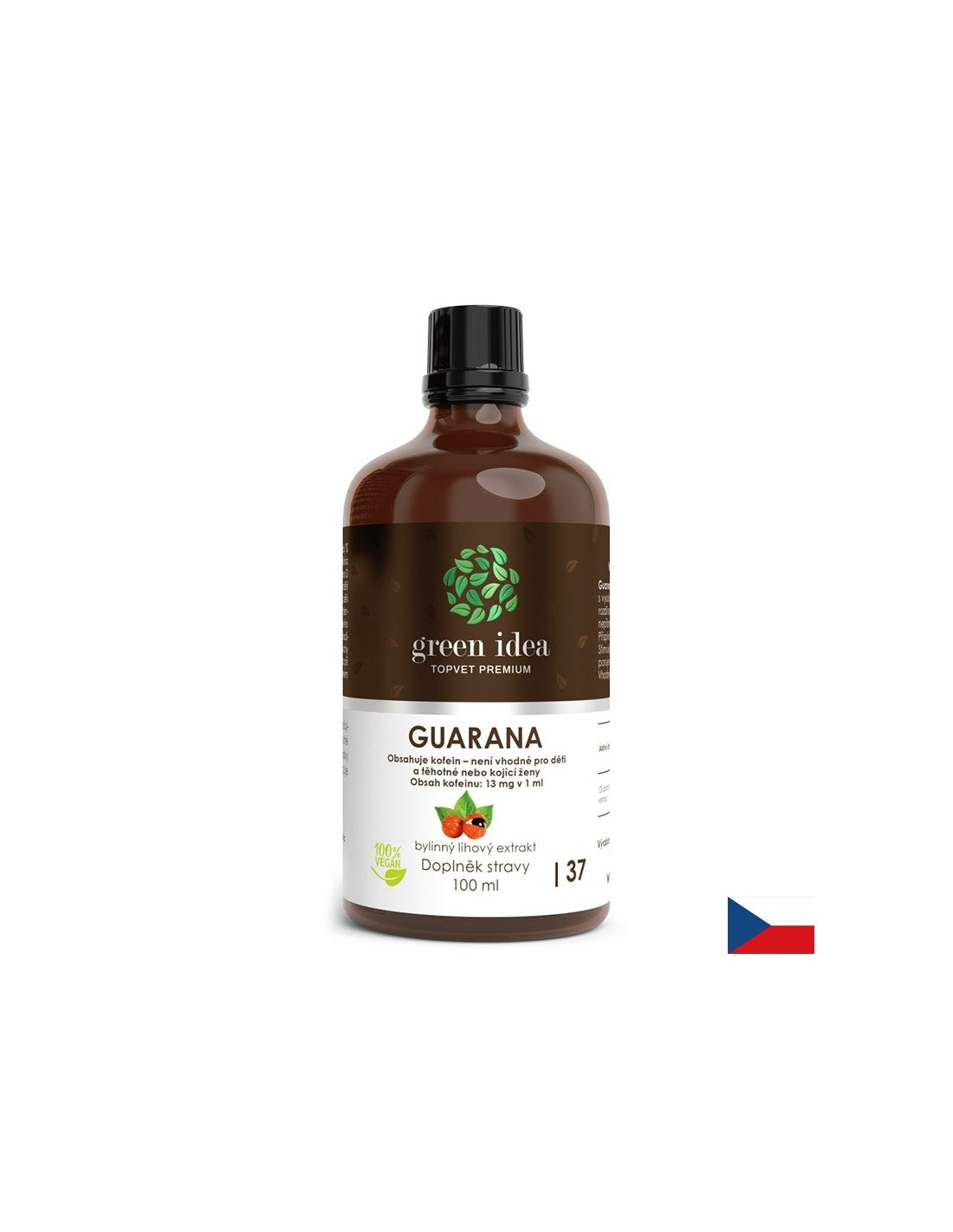 Pre chudnutie a energiu - guarana, 100 ml tinktúry