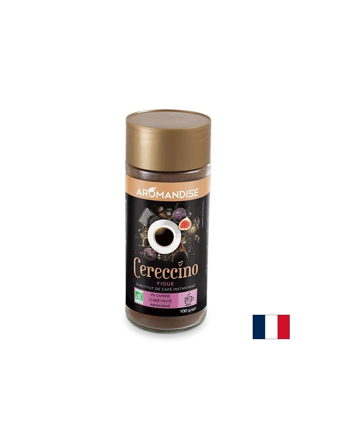 Okamžitá náhrada kávy s figami, 100 g