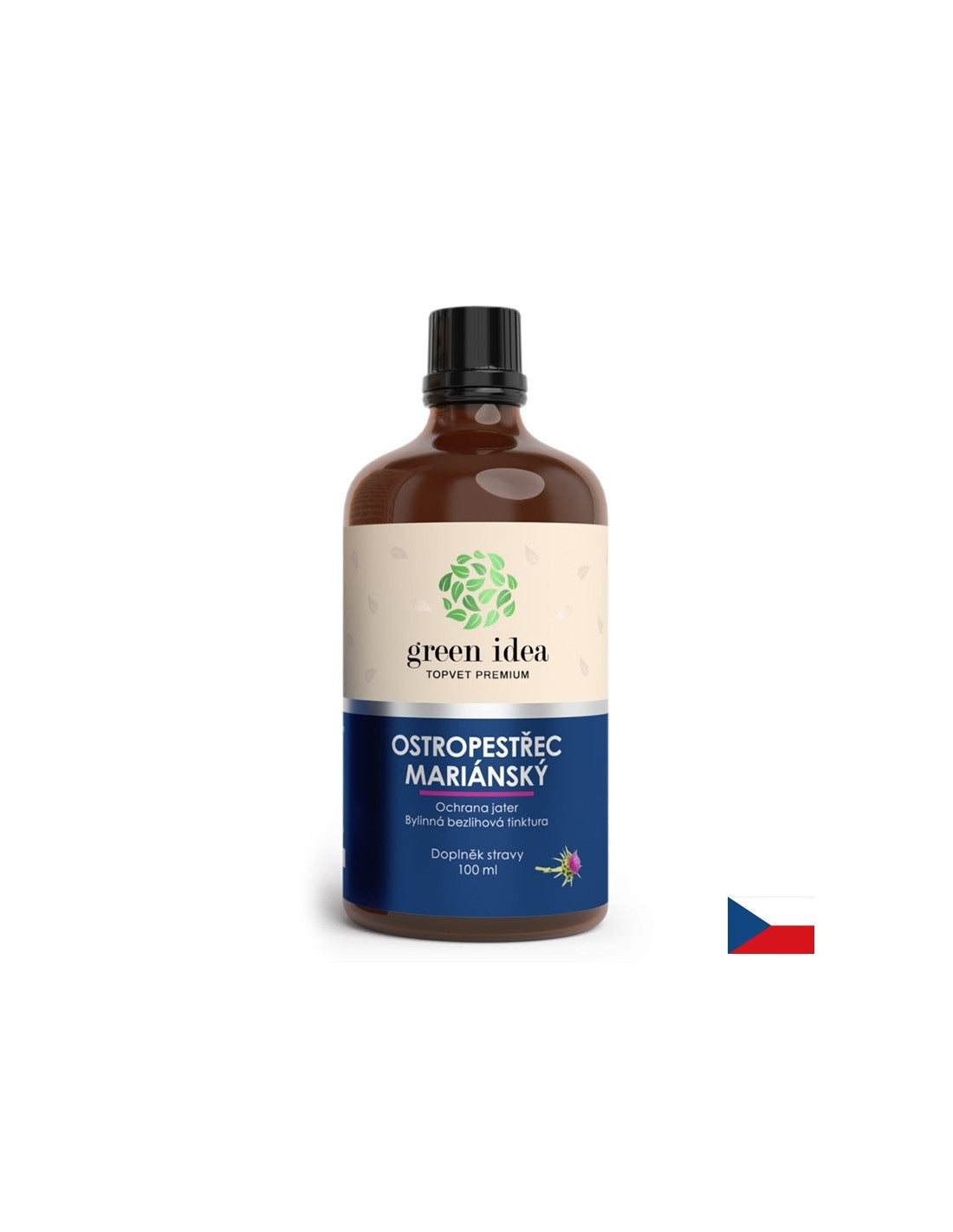 Zdravie pečene - bodliak na mlieko, 100 ml tinktúry (bez alkoholu)