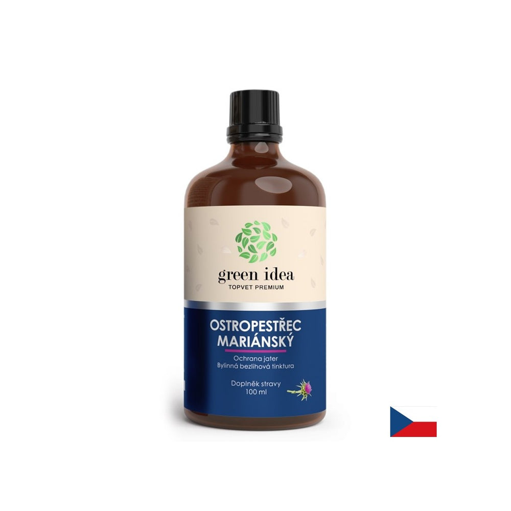 Zdravie pečene - bodliak na mlieko, 100 ml tinktúry (bez alkoholu)