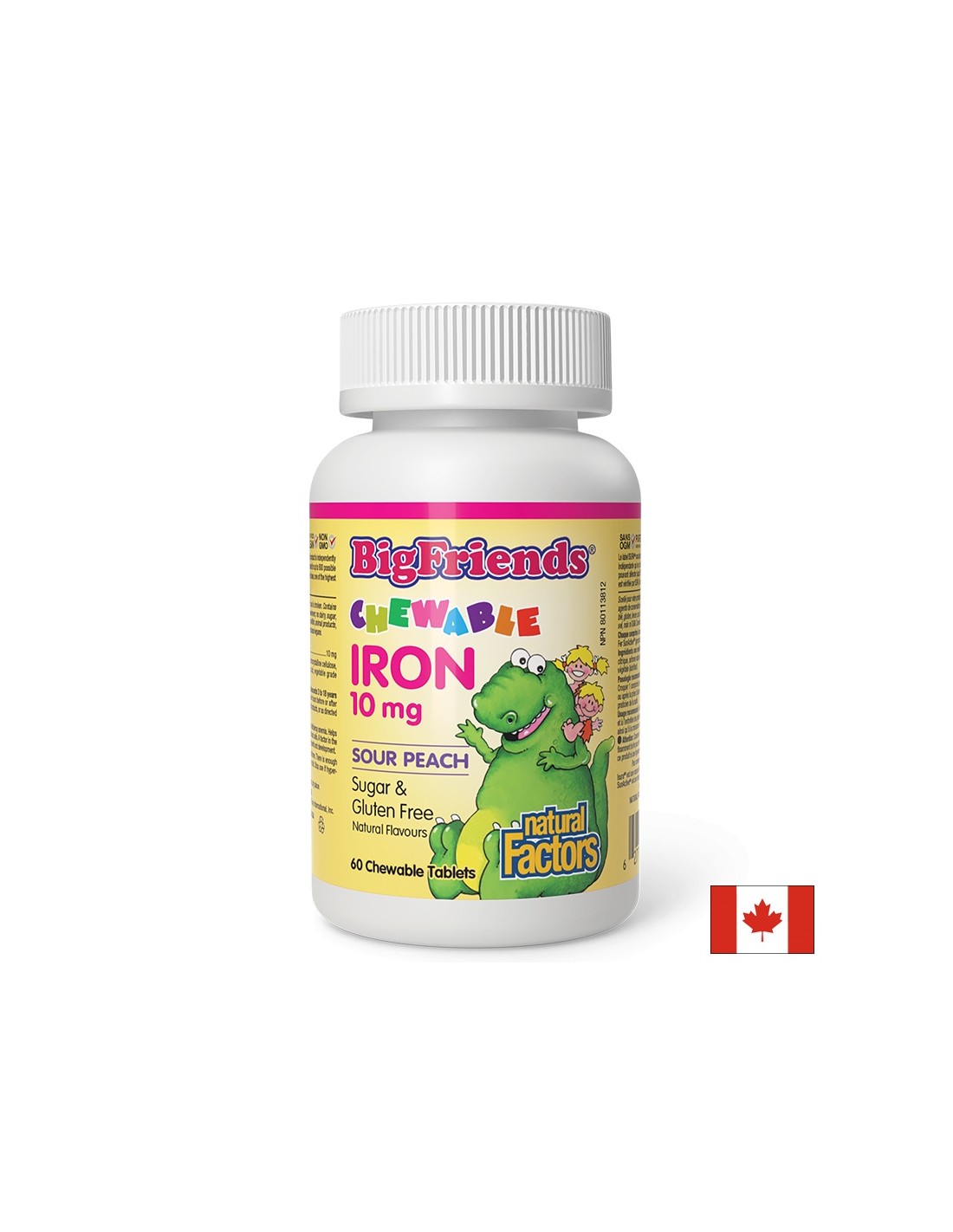 Big Friends® Žuvateľný železo 10 mg - 60 žuvacích tabliet