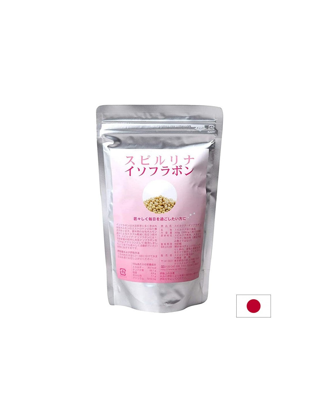 Japonská spirulina + izoflavóny - Podpora zdravia žien a hormonálnej rovnováhy, 1500 tabliet