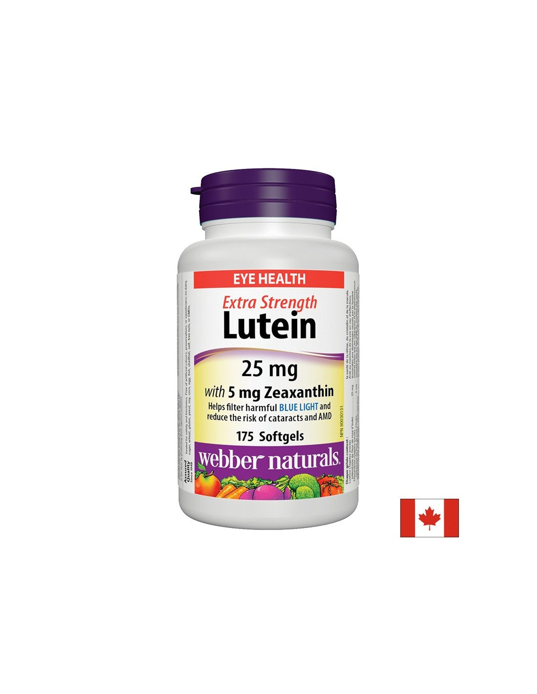 Vision - luteín 25 mg + zeaxanthin 5 mg, 175 kapsúl softgel