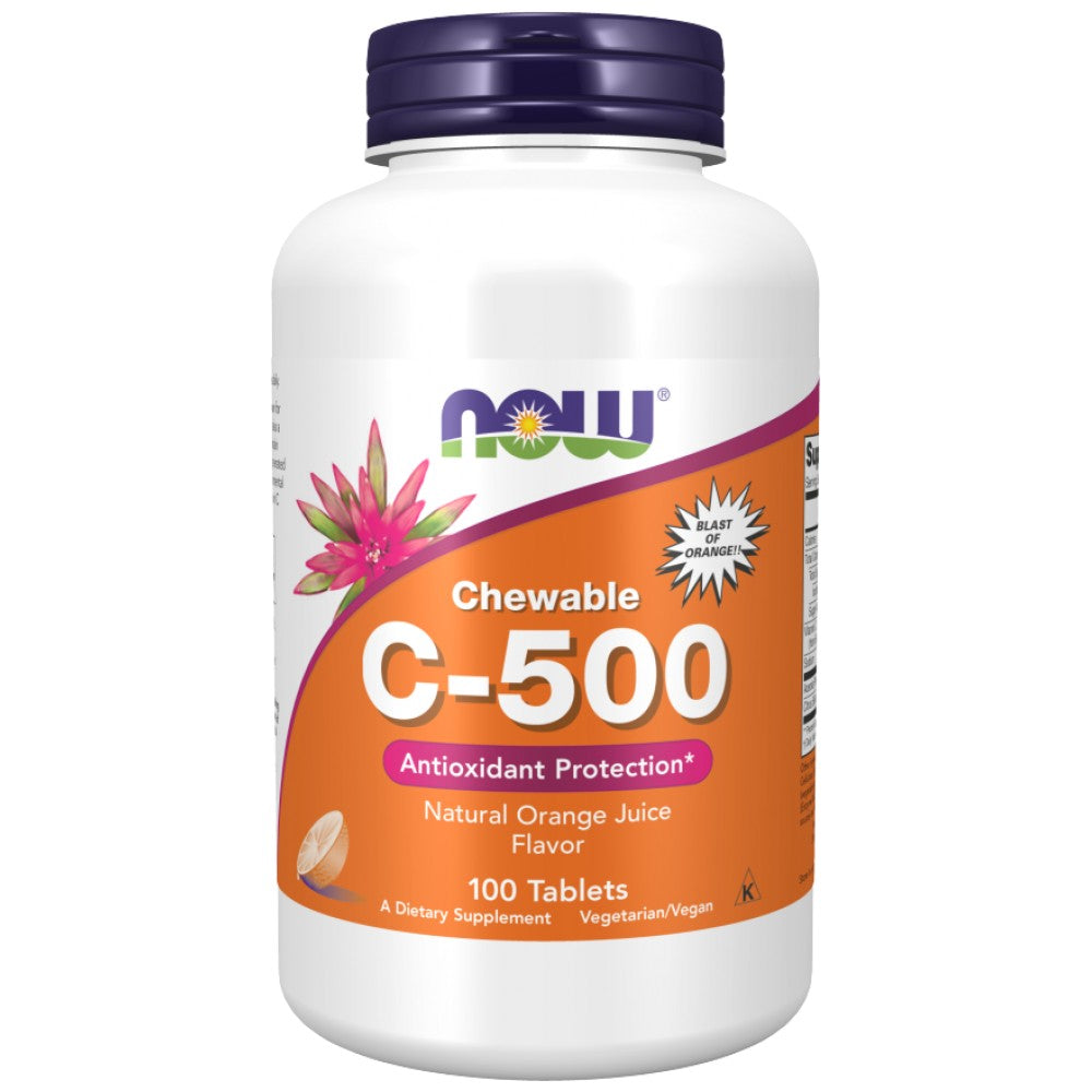 Žuvateľný vitamín C -500 - 100 žuvacích tabliet