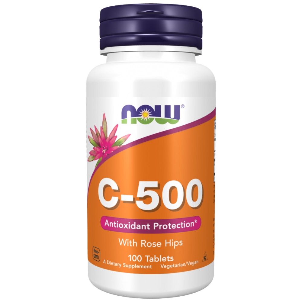 Vitamín C -500 s ružovými bokmi - 100 tabliet