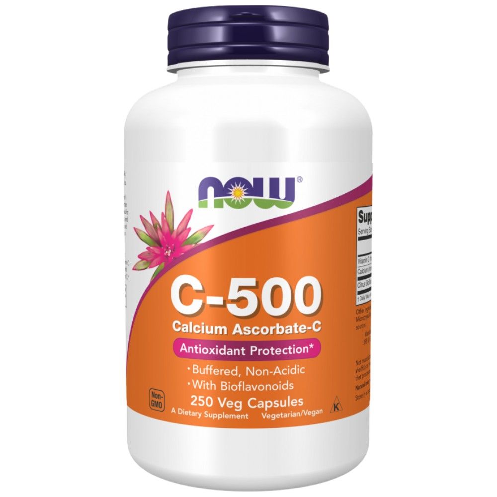 Vitamín C-500 | Kapsuly s vápnikom Ascorbát -C - 250