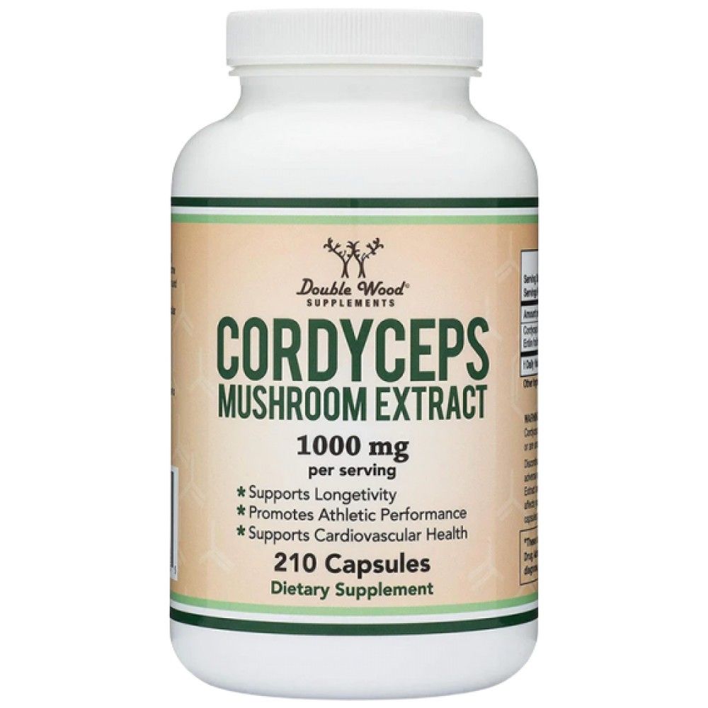 Cordyceps Huby extrakt 1000 mg - 210 kapsúl