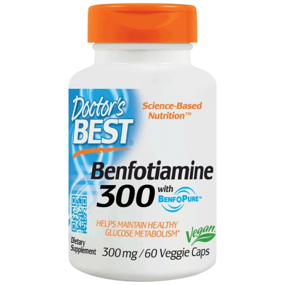 Najlepšie Benfotiamine 300 mg | Benfopure - 60 kapsúl