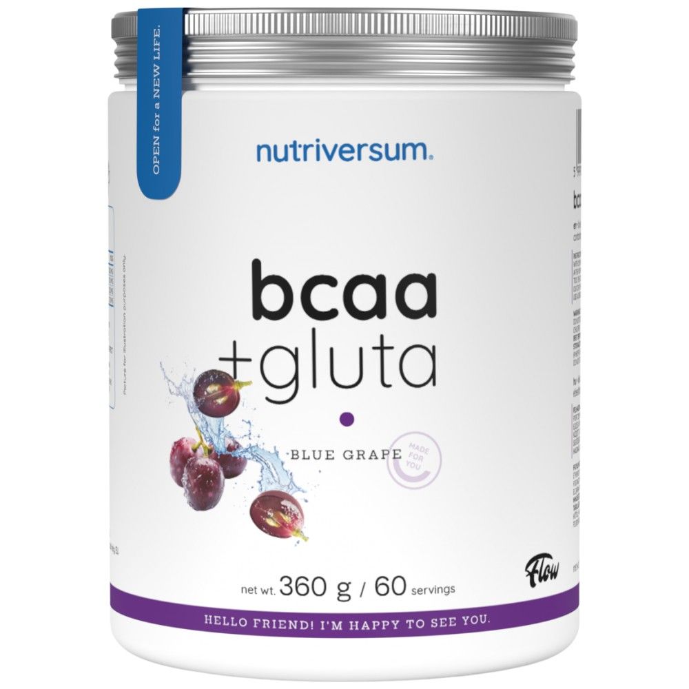BCAA + gluta prášok Prietok - 360 gramov