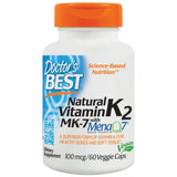 Najlepší prírodný vitamín K2 Mk -7 100 mcg - 60 kapsúl