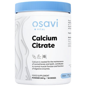 Calcium Citrate Powder - 240 grams - Nutra Best Europe