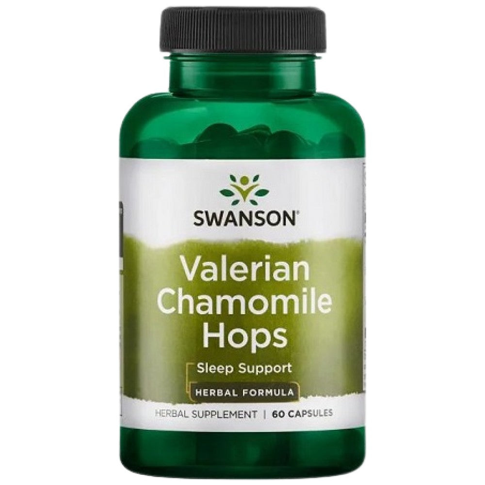 Valerián, harmanček a chmeľ 60 kapsúl