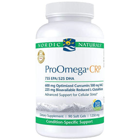 ProOmega CRP | With Curcmin and Glutathione - 90 Gel capsules - Nutra Best Europe