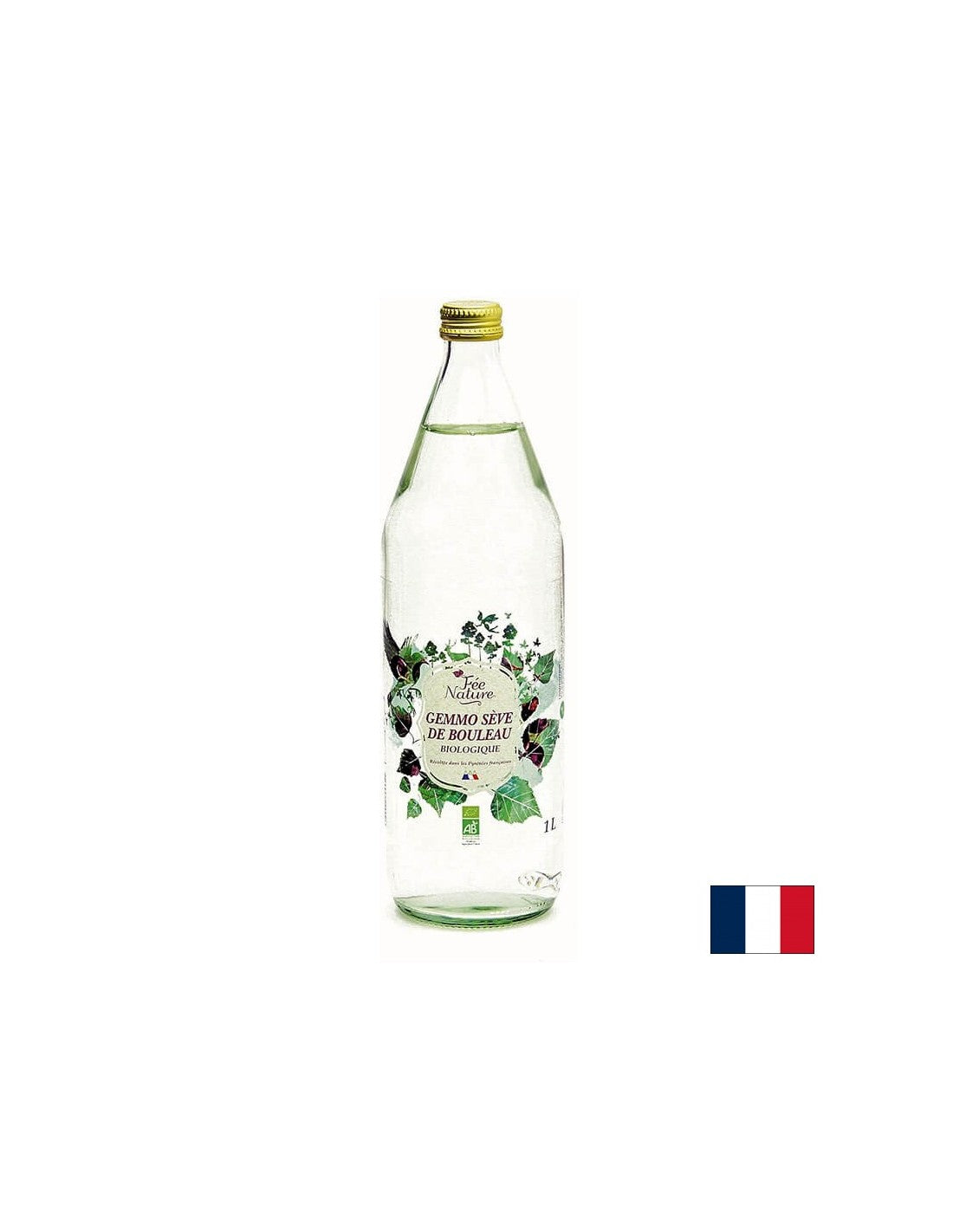 Organic Pyrenean Birch Juice & BlackCurrant Juice - Detoxikácia, imunita a zdravie srdca, 1 liter