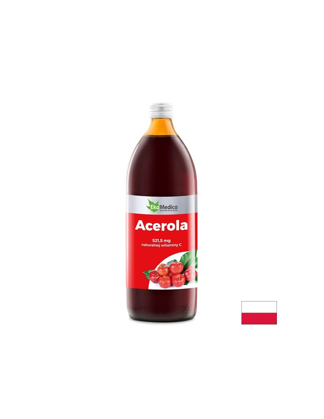Acerola (prírodný vitamín C) x 1 l eKamedica