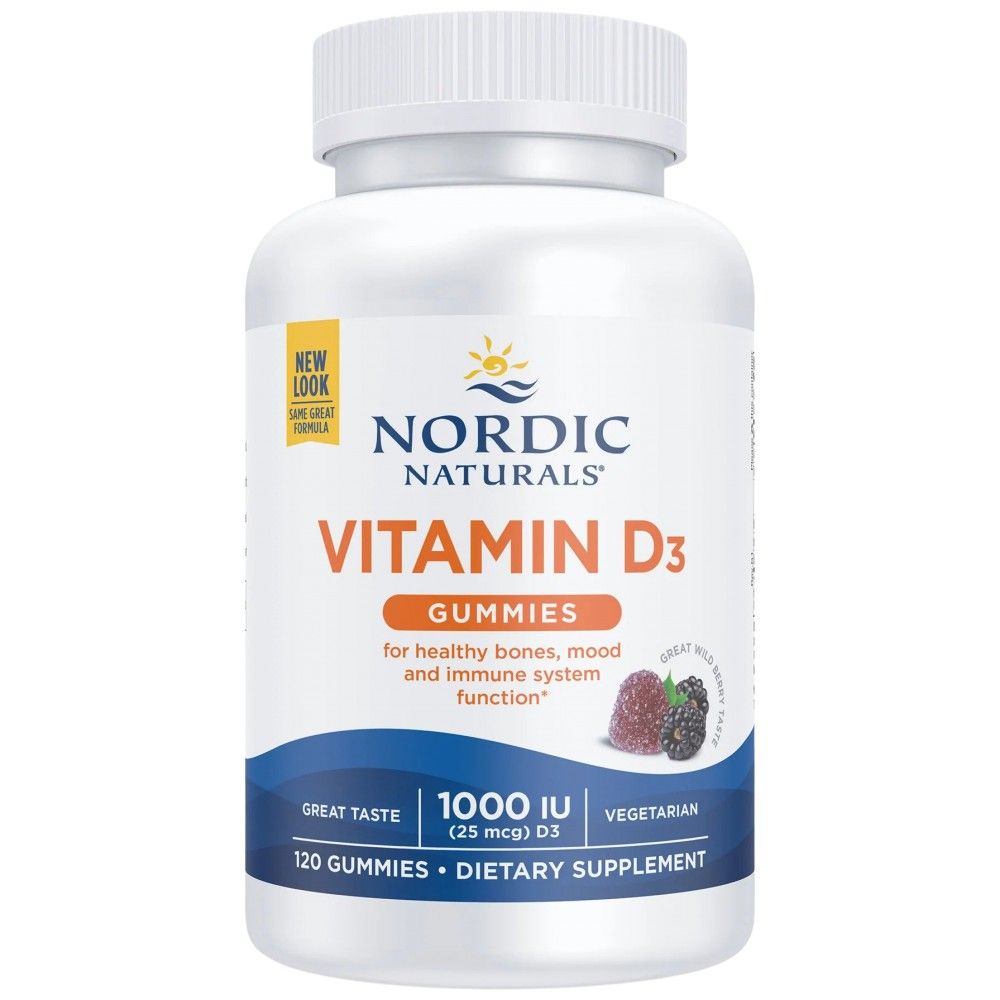 Vitamín D3 Gummies 1000 IU - 120 Gummies