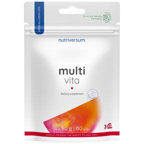 Multi Vita | Complex Multivitamin Formula - 60 Tablets - Nutra Best Europe