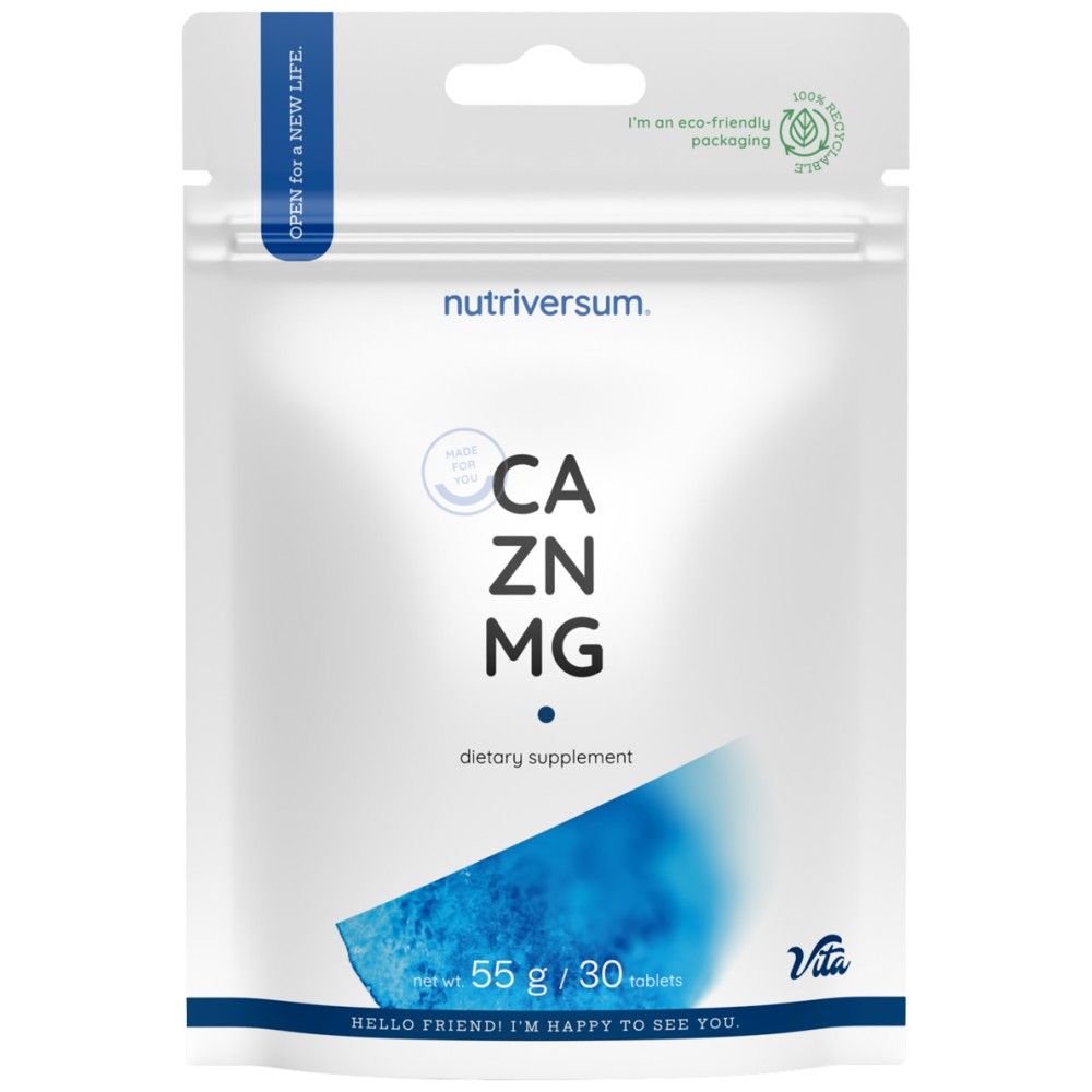 CA/Zn/Mg | Vzťah zinku horčíka - 30 tabliet
