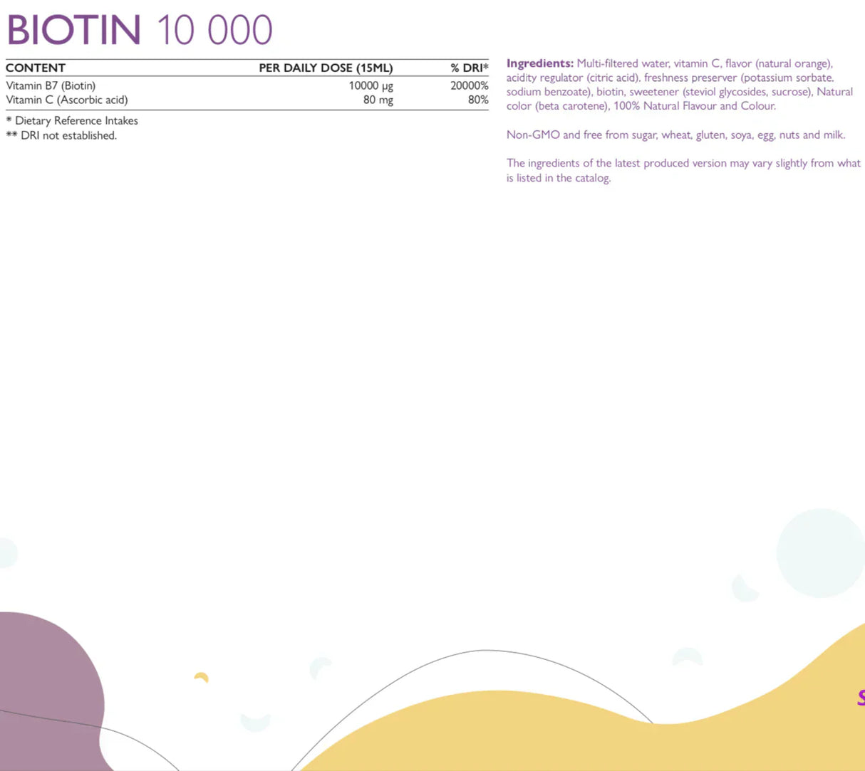 Kvapalný biotín 10 000 mcg x 500 ml