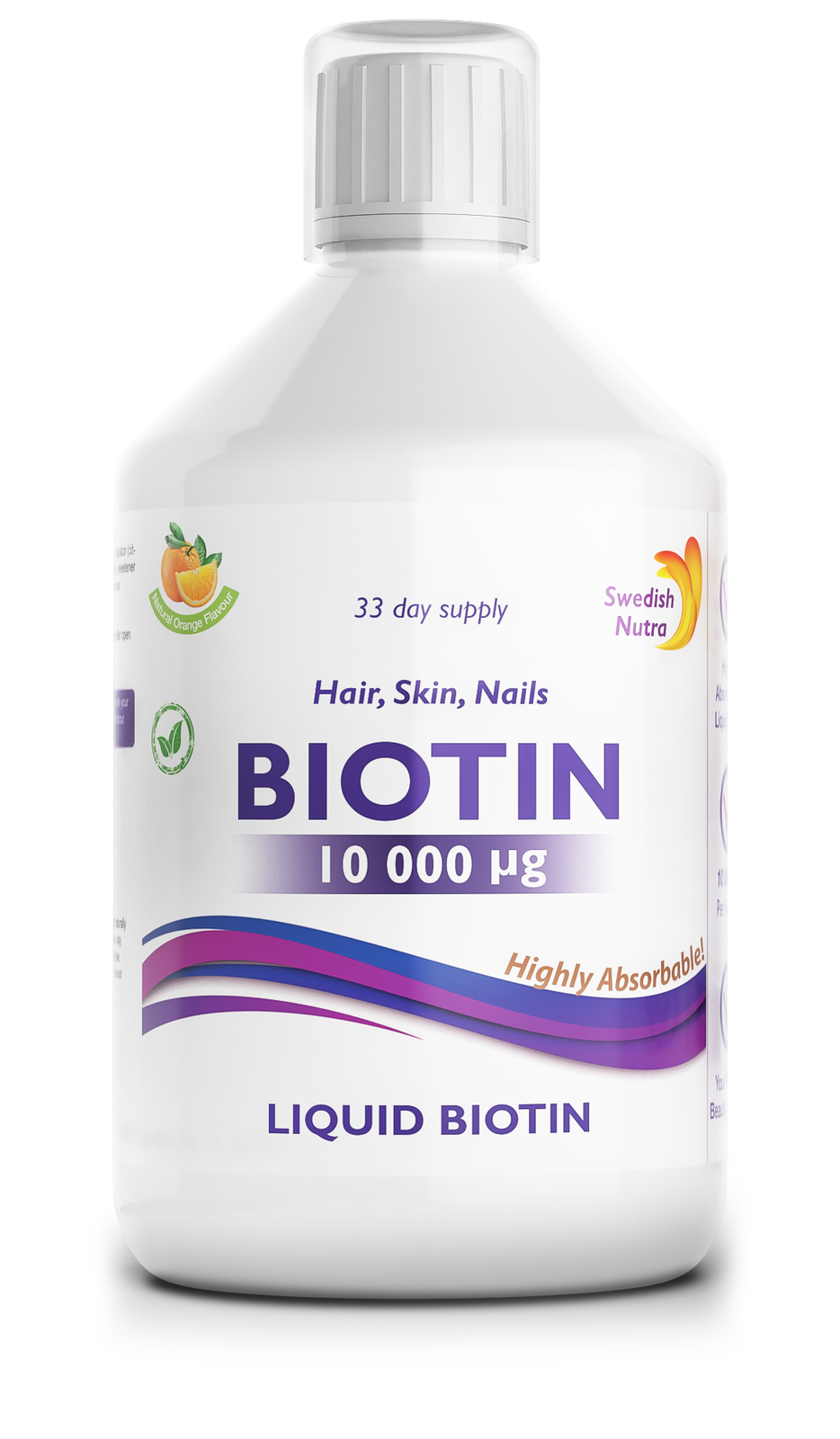 Kvapalný biotín 10 000 mcg x 500 ml