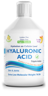 Kvapala kyselina hyalurónová 100 mg - výživa na bunkovej úrovni - 500 ml