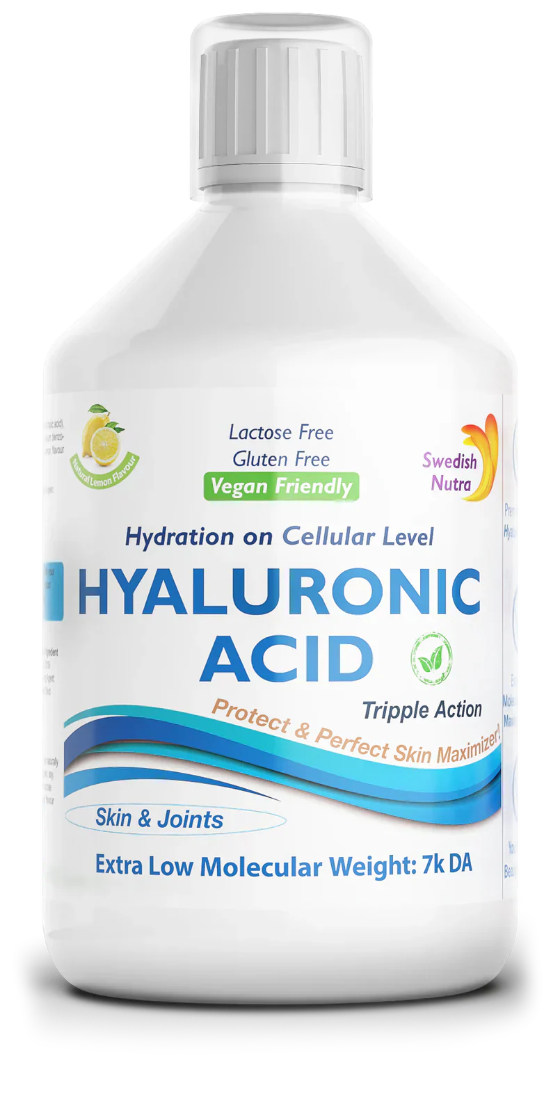 Kvapala kyselina hyalurónová 100 mg - výživa na bunkovej úrovni - 500 ml