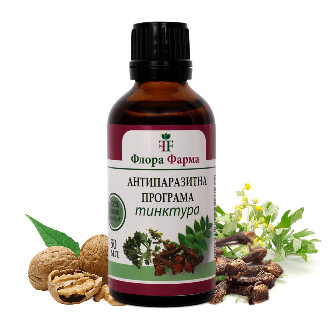 Antiparazitický program - tinktúra 100 ml Flora Farma