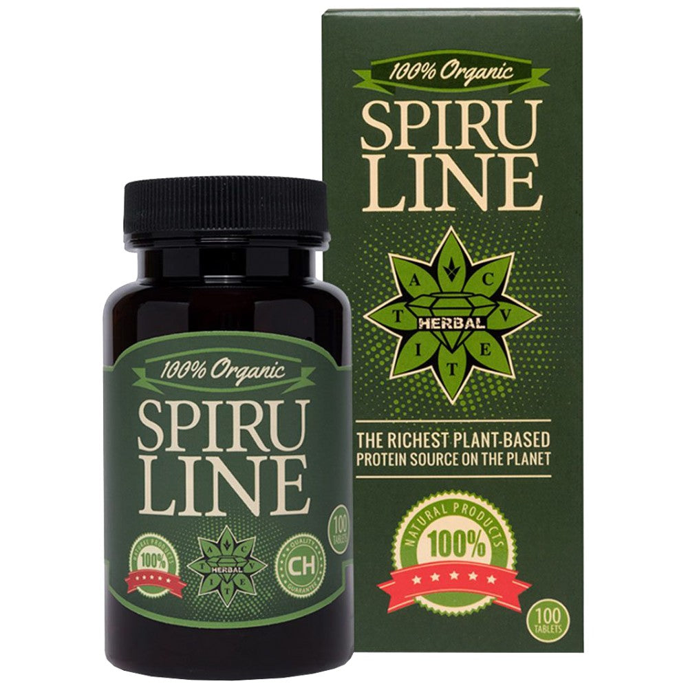 100% organická spirulina - 100 tabliet