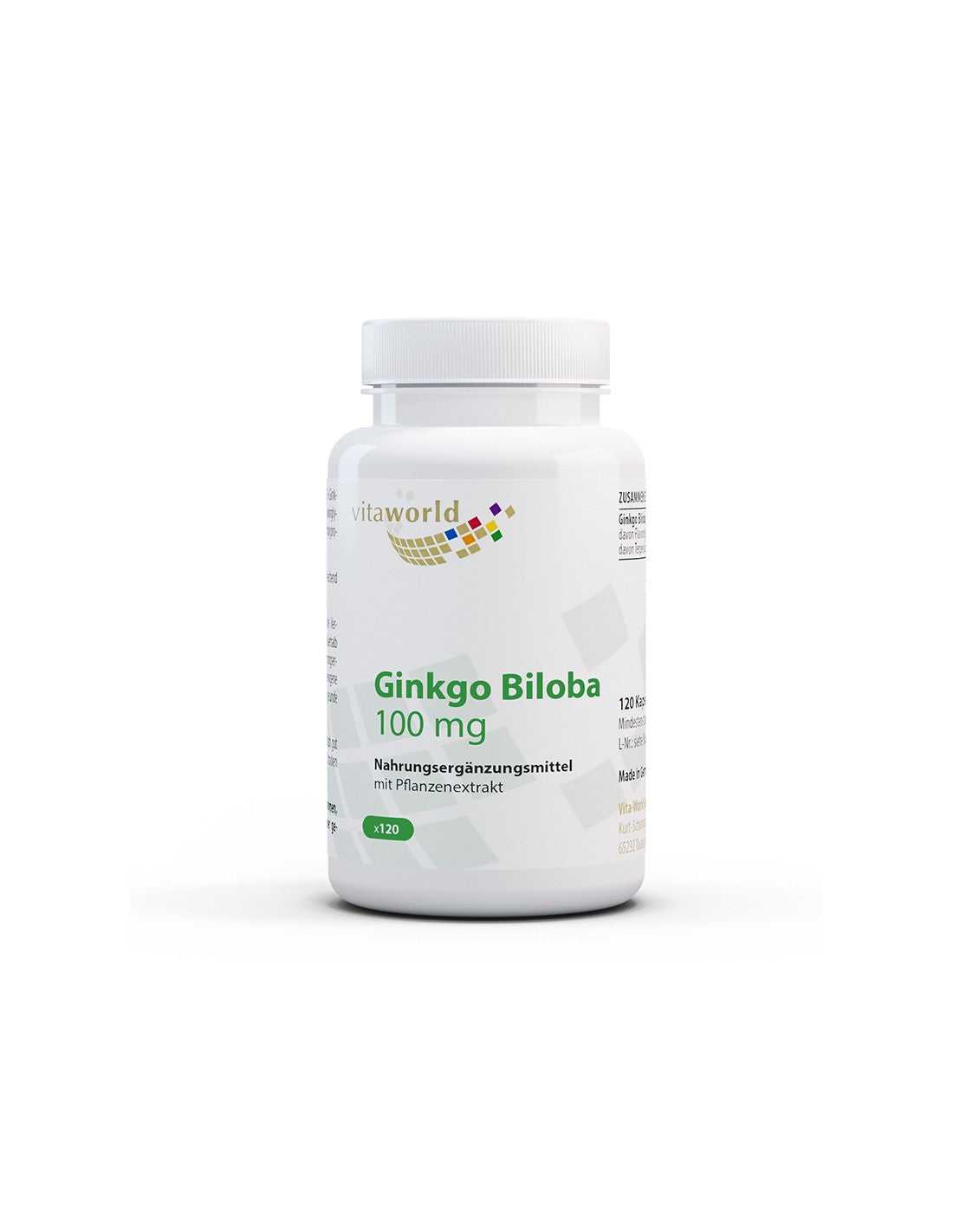 Pamäť a koncentrácia - Ginkgo Biloba, 100 mg x 120 kapsúl